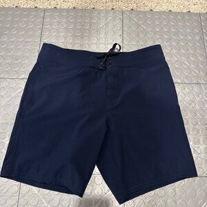 Birdwell Beach Britches Birdie Stretch 808 8” Boardshort Swim Navy Blue 33